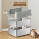 thumbnail image 2 of Caja De Arena Con Tamiz De Acero Inoxidable Para Gatos Pequeños, 2 of 7