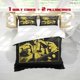 thumbnail image 1 of 3pcs John Denver Take Me Home Country Roads Retro T Shirt Print Three Piece Bedding Set Soft Duvet Cover And Two Pillowcases, 1 of 5