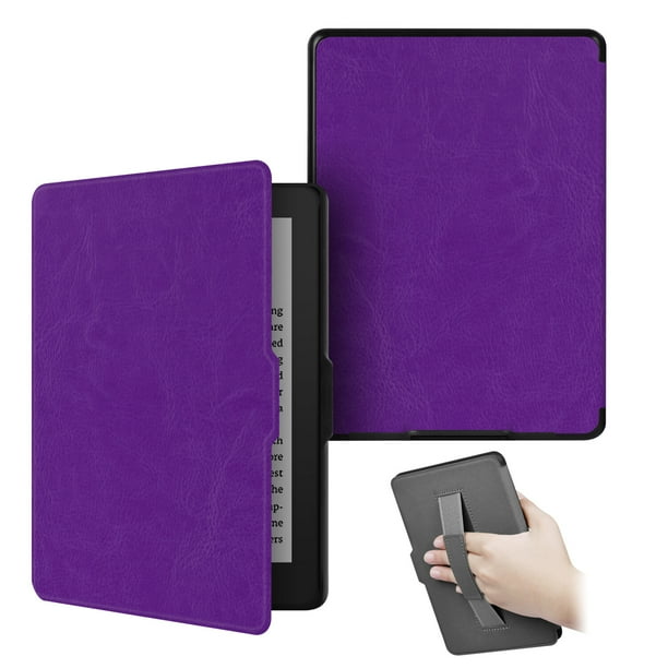 Funda GANGXUN Compatible con Kindle paperwhite 3/2/1 – Diseño con Correa de Mano, Modo Automático, Cuero PU Vintage