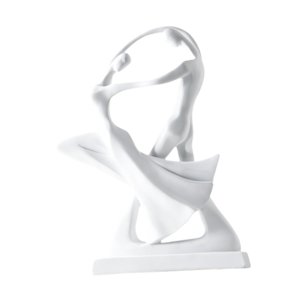 Magideal - Escultura De Pareja De Resina, Adorno Romántico, Estatuilla De Decoración Del Hogar, Escultura De Figuritas De Resina Para Aniversario, Sala De Estar, Baile
