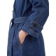 thumbnail image 5 of INSPIRE CHIC Abrigos de Mezclilla para Mujer, Doble Botonadura, Mangas Largas, Línea A, Solapa con Cinturón, Bolsillos, Abertura Trasera, Otoño Invierno, Chaquetas Largas, XX Grande Azul, 5 of 6