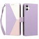thumbnail image 3 of Cartera Plegable para Samsung Galaxy A07, PU Tricolor con Ranuras, Morado, 3 of 6