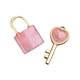 thumbnail image 1 of Juego De Colgante De Collar Con Llave De Pareja, Llave En Forma De Corazón Para Viajes En La Calle, Cumplea?os, Rosa, 1 of 5