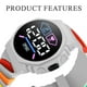 thumbnail image 3 of Reloj electrónico digital LED arcoíris para deportes al aire libre, reloj electrónico de moda para estudiantes., 3 of 5
