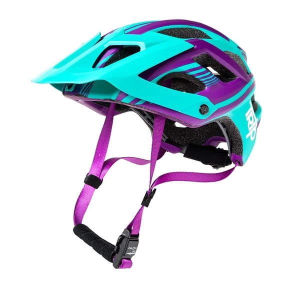 Casco de Ciclismo MTB Trip Enduro Blue Talla S/M Cierre Magnético Fidlock EN1078