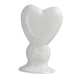 thumbnail image 5 of Florero de cerámica moderno, arreglo de flores, jarrones de arte decorativo, adorno en forma de corazón para accesorios de decoración de boda Interior Blanco, 5 of 5