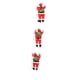 thumbnail image 5 of Adorno Colgante De Papá Noel Trepando Por Una Escalera De Cuerda Para Pared De Casa De Campo, 25 Cm, Tres Papá Noel, 5 of 5