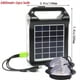 thumbnail image 5 of 1pc Portable 6V Rechargeable Solar Panel Power Storage Generator System USB Charger With Lamp Lighting Home Solar Energy System Kit, 5 of 5