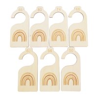 Magideal - 7 Separadores De Armario Para Bebé, Organizador De Perchas De Tamaño De Ropa De Bebé, Organizadores De Ropa, Organizadores De Percha De Guardería Para