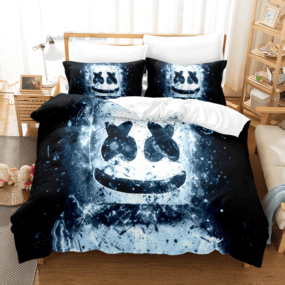 Marshmallow dj Bedding Set Bed Set Aldult Kid Bedroom Duvetcover Sets Candy Band Baida DJ