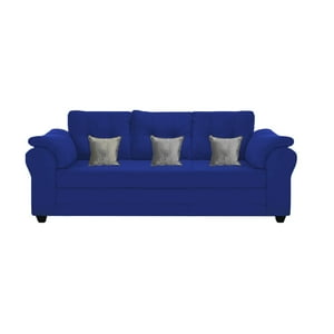 Muebles Mpr - Sofá Mercury Felpa Azul