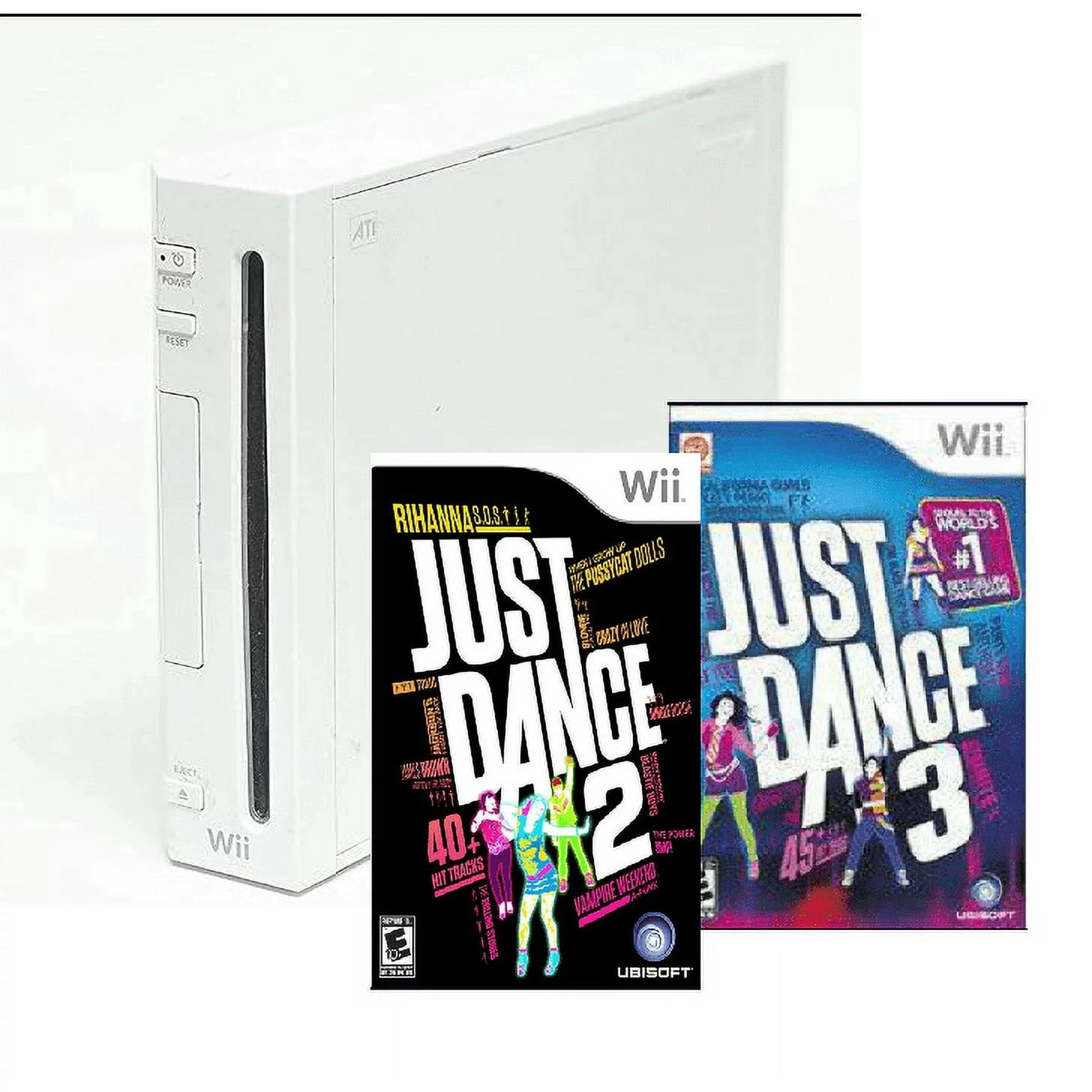 Consola Nintendo Wii Paquete Just Dance 2 Y 3