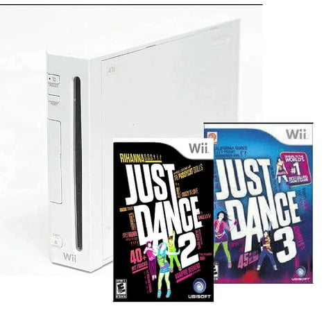 Consola Nintendo Wii Paquete Just Dance 2 Y 3