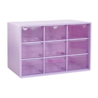 Magideal - Cajón Organizador Pequeño Para Escritorio, Caja Organizadora De Cuentas, Soporte Para Caja De Almacenamiento De Joyería, Caja De Almacenamiento De Esc Púrpura