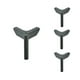 thumbnail image 1 of Patas Metalicas Para Muebles Con Placa De 12 Cm - Pack 4, 1 of 2