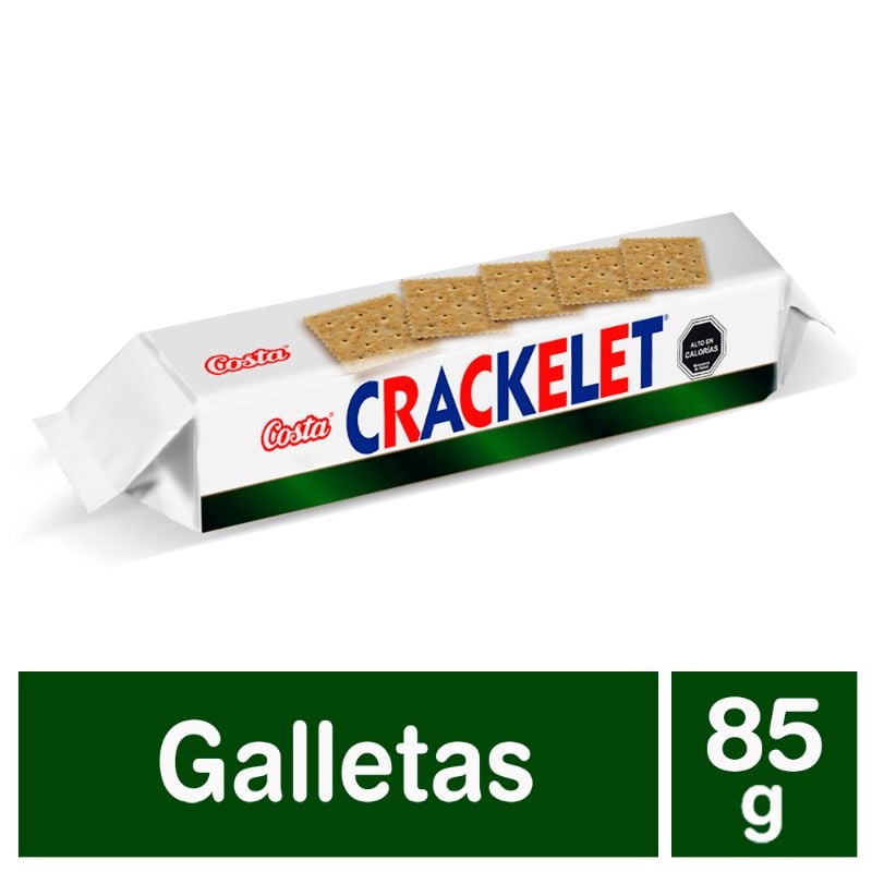 Galletas Saladas Salvado Bolsa 85 g Crackelet