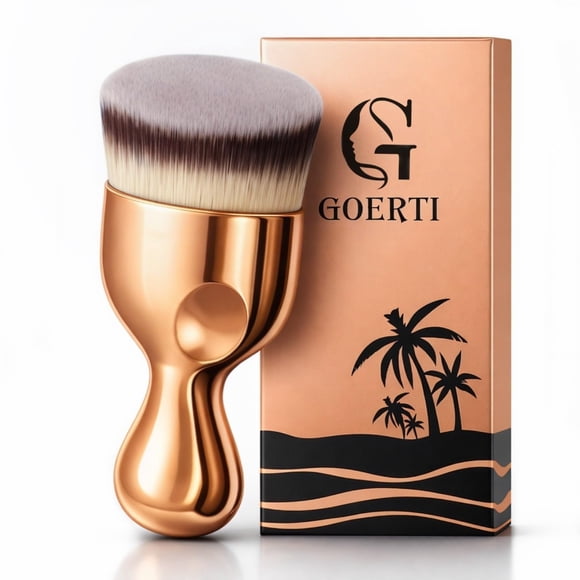 Brocha de Maquillaje GOERTI Kabuki Angulada para Base