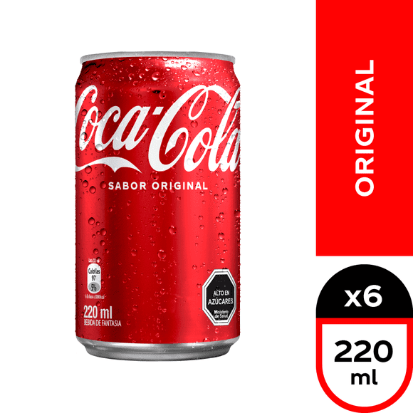 Bebida Original Pack Lata, 6 Un