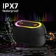 thumbnail image 5 of Parlante Bluetooth, Mini Parlante Bluetooth JYX Con Luces De Dj, Resistente Al Agua Ipx7, Pequeño Parlante Bluetooth Para Casa, Viajes, L1-Black, 5 of 10