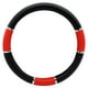 thumbnail image 1 of Cubre Volante Negro Con Aplicaciones Rojas, 1 of 2