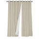 thumbnail image 2 of Set 2 Cortinas Black Out Lino Ivory 140x225, 2 of 3