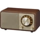 thumbnail image 4 of Altavoz Bluetooth Sangean WR-7GW con gabinete de madera y sintonizador FM dorado, 4 of 4