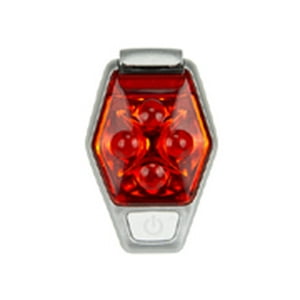 Nathan - Linterna Hyper Brite 4 Leds 16 Lumens Rojo