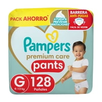 Pañales Pampers Premium Care Pants Talla G 128 Unidades
