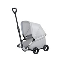 Magideal - Cochecito Plegable Para Perros, Cochecito Para Niños, Protección Solar, Asiento De Viaje Para Gatos, Para Envío De Perros Pequeños, Medianos Y Gatos Q Gris Claro