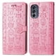 thumbnail image 4 of Funda Cartera FOXDOCK para MOTO G62 , Flip PU con Relieve de Gatos y Perros, Tarjetero y Soporte, 4 of 6