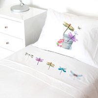 Tuyo Print - Juego De Sábanas 1,5 Pl Libélula