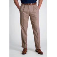 Mediaplayer - Pantalón Gabardina Hombre Pinzado Beige Talla 52