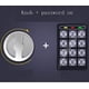 thumbnail image 2 of Caja fuerte Yuanshikj Electronic Deluxe Digital Security Negra, 2 of 7