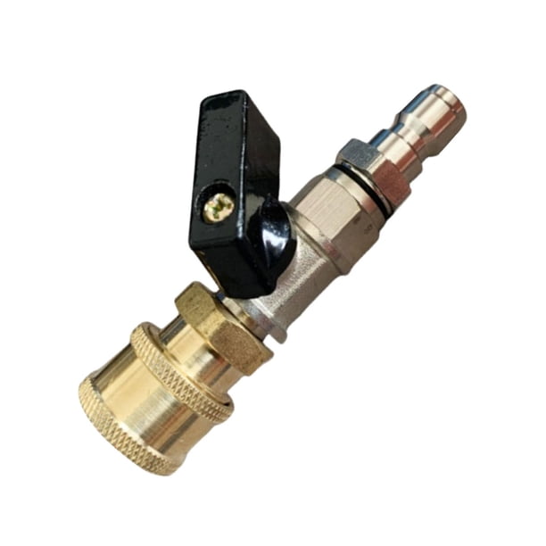 Juego de válvulas de bola para lavadora a presión, duradero, portátil, conector de conexión rápida fácil de usar, multifuncional para interruptor de m Estilo A