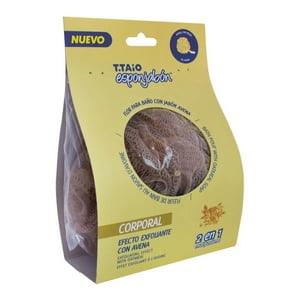 Ttaio - Esponja De Baño Avena- Exfoliante Esponjabón