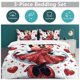 thumbnail image 5 of Minnie MouseCartoon Collection 3-Piece Comforter Set, Personalized Bedding Decor for Kids And Teens Bed Sheets, 5 of 5
