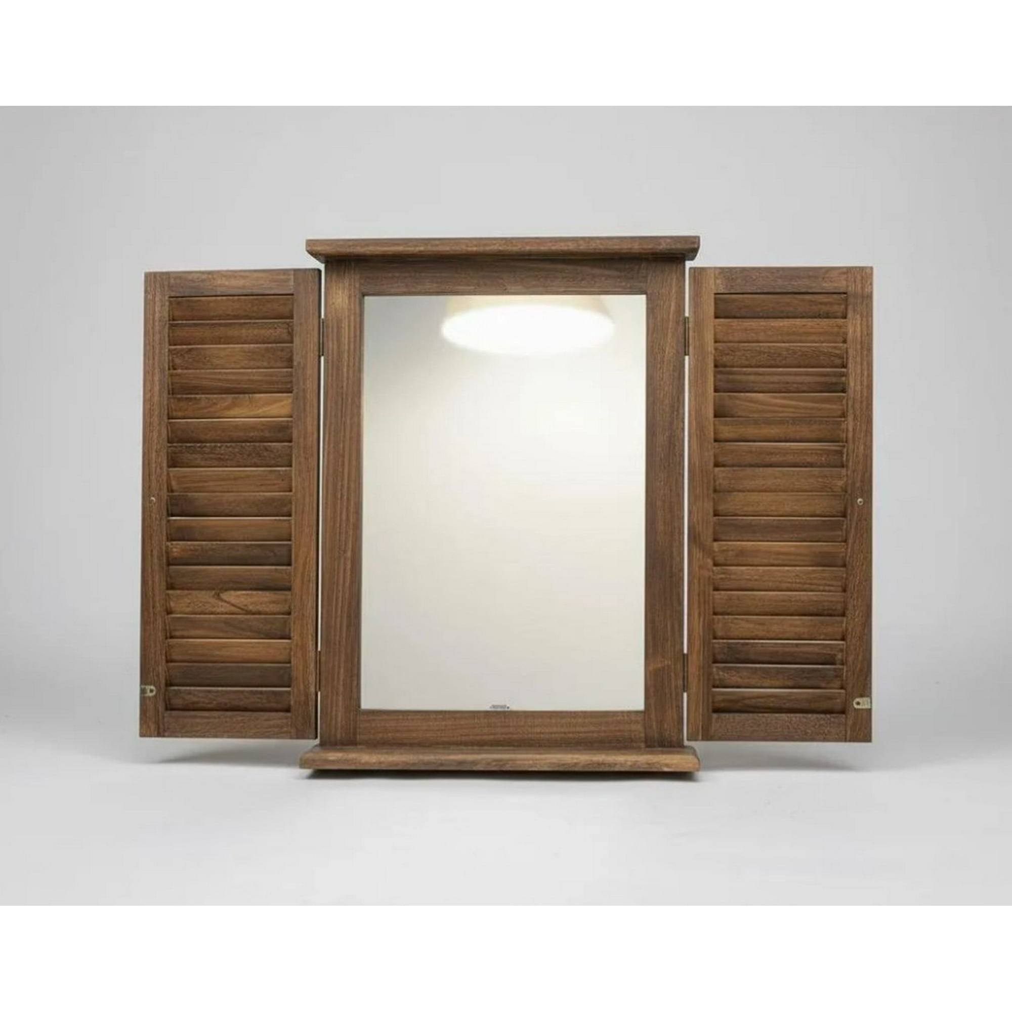 Decostilo - Espejo Con Puerta De Madera Rústico 60x42cm