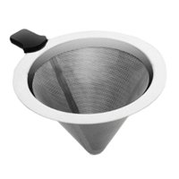 Magideal - Colador De Café Verter Sobre El Goteador De Café Accesorios De Café Acero Inoxidable Fácil De Usar Cafetera Filtro De Café Para Viajes En Interiores Filtro V