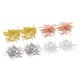 thumbnail image 3 of 400 Piezas De Tubo Curvo Grabado Cuentas De Fideos Fabricación De Joyas 25x2 Mm, 3 of 5