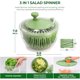 thumbnail image 3 of SUSTEAS Salad Spinner Large, Lettuce Spinner with 5 Blades, 3 of 3