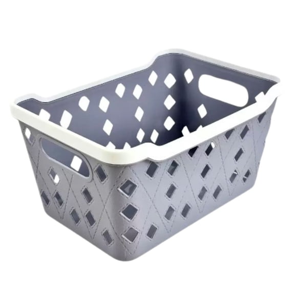 Canasto Organizador Plastico Multiusos 1.7 Litros - Gris