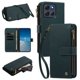 thumbnail image 5 of Funda Billetera Motorola Moto G86 con Cremallera y Soporte, Verde, 5 of 6