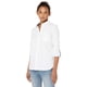 thumbnail image 1 of Camisa Tommy Hilfiger Solid Roll Tab Bright White para mujer, 1 of 2