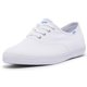 thumbnail image 1 of Zapatillas Keds Champion de lona con cordones blancas para mujer, talla 7, 1 of 7