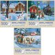 thumbnail image 1 of Rompecabezas navideños Bits and Pieces John Sloane, 3 x 500 piezas, 46 x 61 cm, 1 of 9