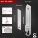 thumbnail image 2 of Cuchillo Utilitario Becowin 18 mm Acero Inoxidable de Uso Intensivo, 2 of 9