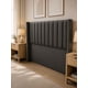thumbnail image 3 of Respaldo Cama 2 Plaza Lineal Moderno Lino Premium Color Gris, 3 of 4