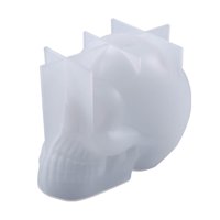 Ioensy - Molde De Vela De Calavera 3D De Silicona, Suministros Para Fiestas Diy, Molde De Fundición, Manualidades