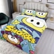 thumbnail image 3 of Snorks Conjunto de sábanas temático, trío de piezas, cómodo y amigable con la piel, diseño único, regalo de decoración para el hogar para familiares, amigos y fans, 90 cm * 190 cm, 3 of 6