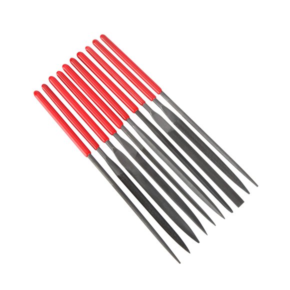 Juego de limas de aguja KALIM 10 piezas 14 cm de acero aleado